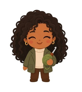 Mini Yuni smiling with happy closed eyes