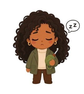 Mini Yuni sleepy, eyes closed